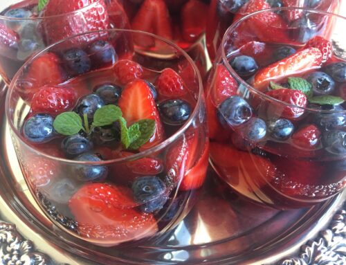 Strawberry, blueberry and cranberry Jelly